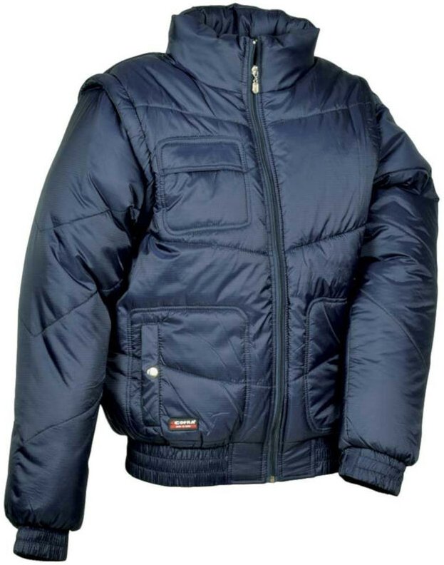 Cofra 2 in 1 Winter-Steppjacke mit Kapuze blau XXXL