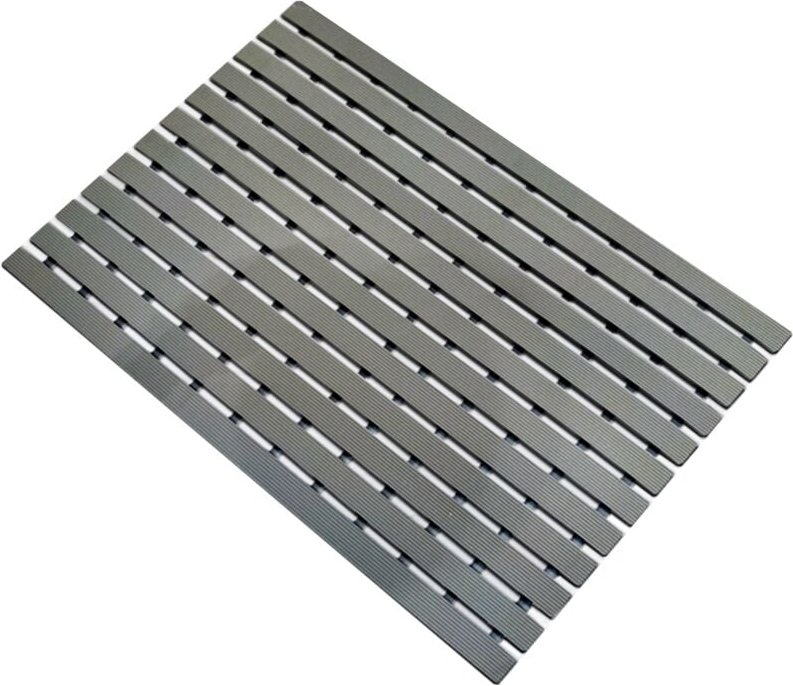 Antirutsch-Bädermatten für Nasszonen Schwarz 43 x 150 cm