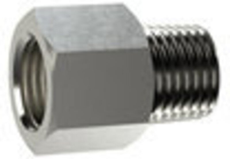 Riegler - Verlängerungsstück, kurz, r 1/4 a., g 1/2 i., sw 24, ms vern.