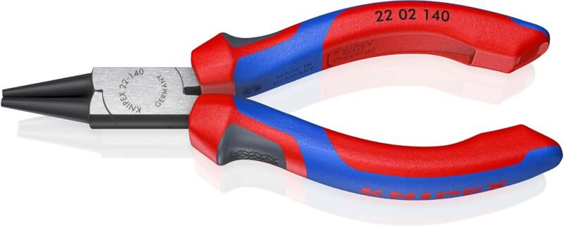 Knipex - 22 02 140 Rundzange mit Mehrko. schwarz atra. 140 mm