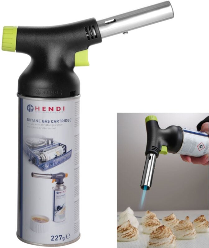 Chef-Gasbrenner, entworfen von Robert Bronwasser, mit Einsatz - Hendi 198254