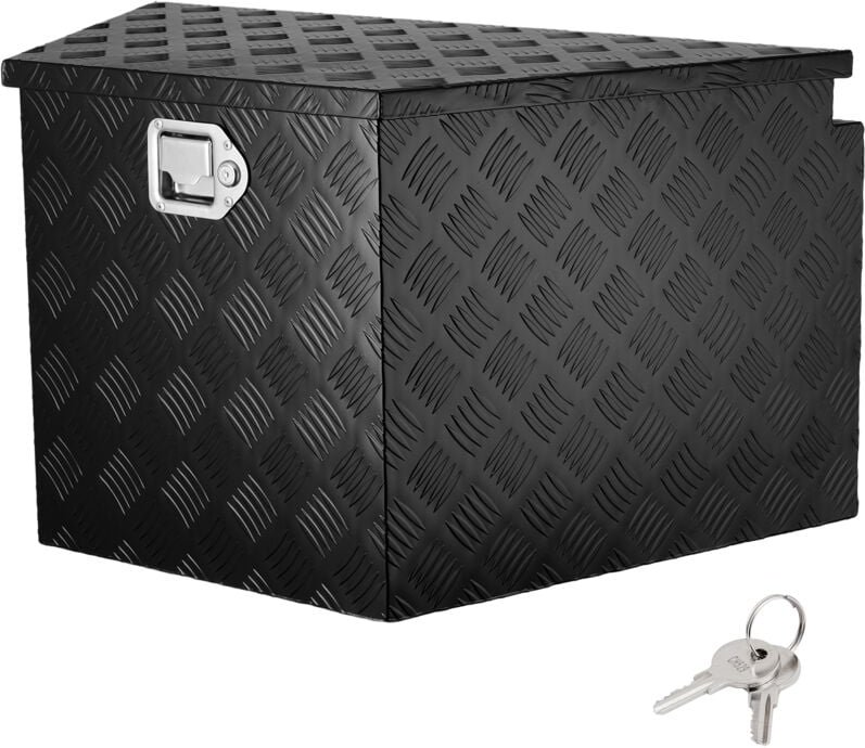 VEVOR Anhänger-Zungenbox Anhängerbox Werkzeugkasten 838 x 483 x 457 mm, Aluminiumlegierung Anhängerbox-Aufbewahrung mit ...