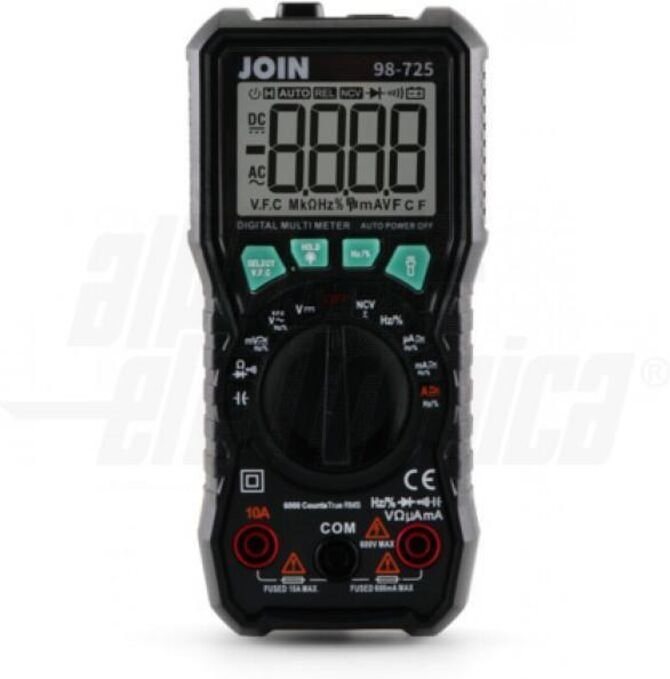 Handmessgerät true rms 600v digitalmultimeter alpha elettronica 98-725