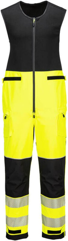 Regen-Overall Hv Pw3 (3l) - Größe XL - Gelb/Schwarz - Portwest