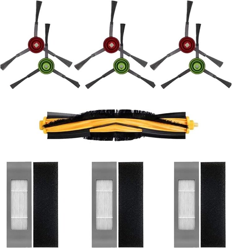 Bluedeer - Filter Bürste Ersatzteile Zubehör Set für Ecovacs deebot ozmo T8 T8 aivi T8 aivi+ T8+T9 T9+ Staubsauger Robot...