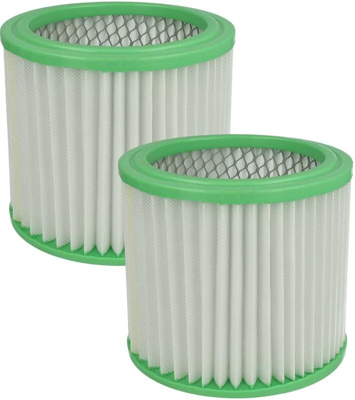 2x Faltenfilter kompatibel mit Parkside pas 500 A1, pas 500 C1, pas 500 B1 Staubsauger - Filter, Patronenfilter, Papier ...