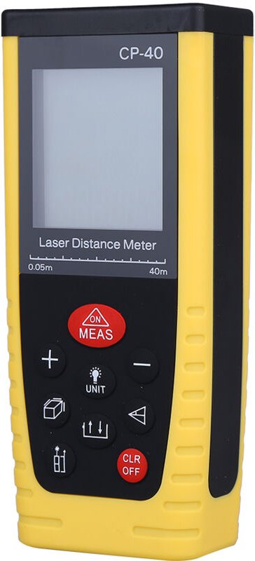 Tragbarer und genauer digitaler IR-Laser-Entfernungsmesser, kompakte Messung, 40-m-Entfernungsmesser