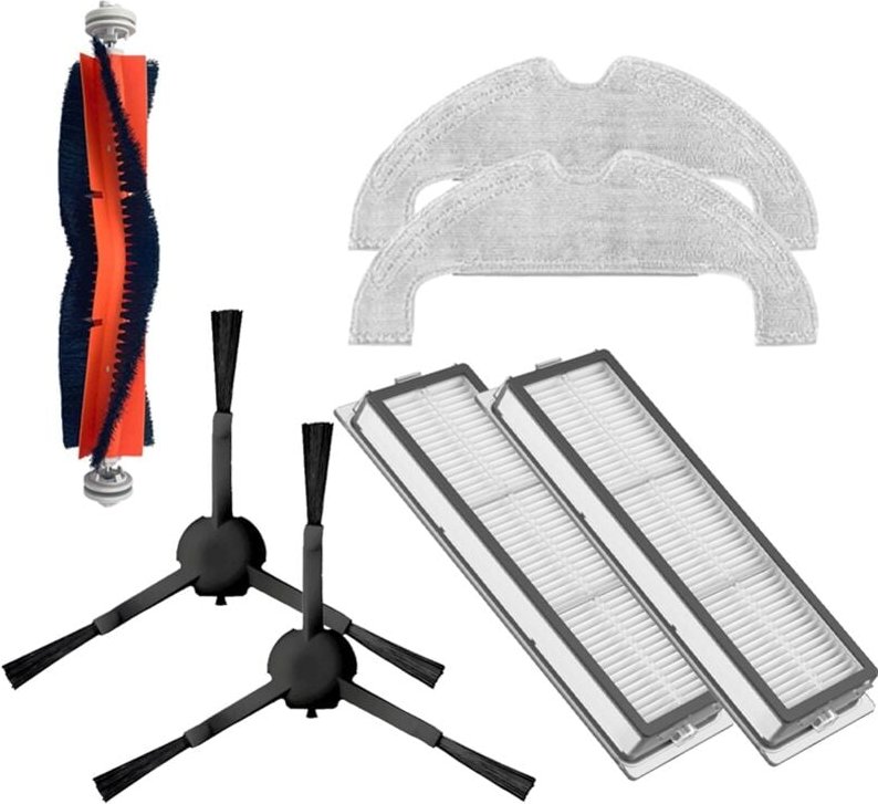 Haupt-Seitenbürstenfilter-Mopp-Tuch-Set für Vacuum 2 Ultra