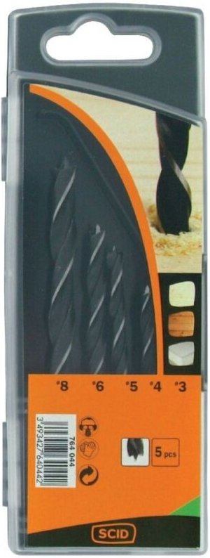 Holzspitzen-Set, 5 Stück