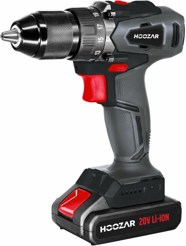 HOOZAR Bürstenloser Schraubendreher 18V 2x2,0Ah 45 Nm CD20BL