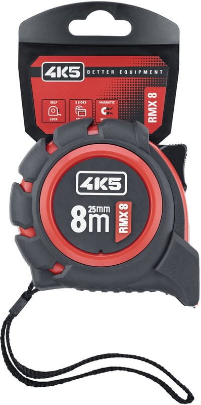 Tools rmx 8 RollMeter 8m 606.100-8 Maßband 8 m - 4K5