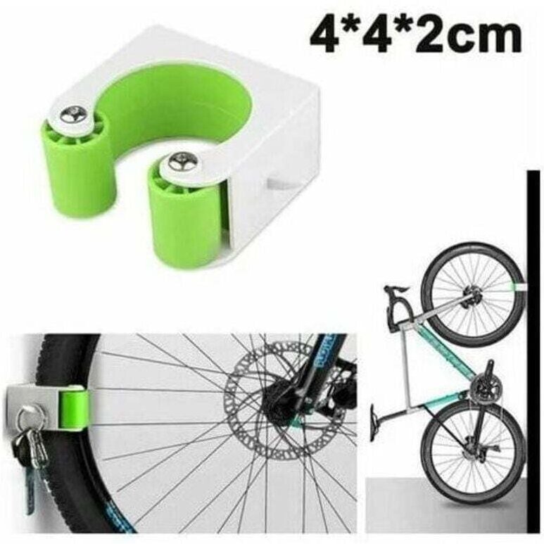 Set mit 3 Fahrrad-Abstellösen zur Wandmontage, für Mountainbikes und Rennräder, vertikale Aufbewahrung, zum Anclipsen, P...