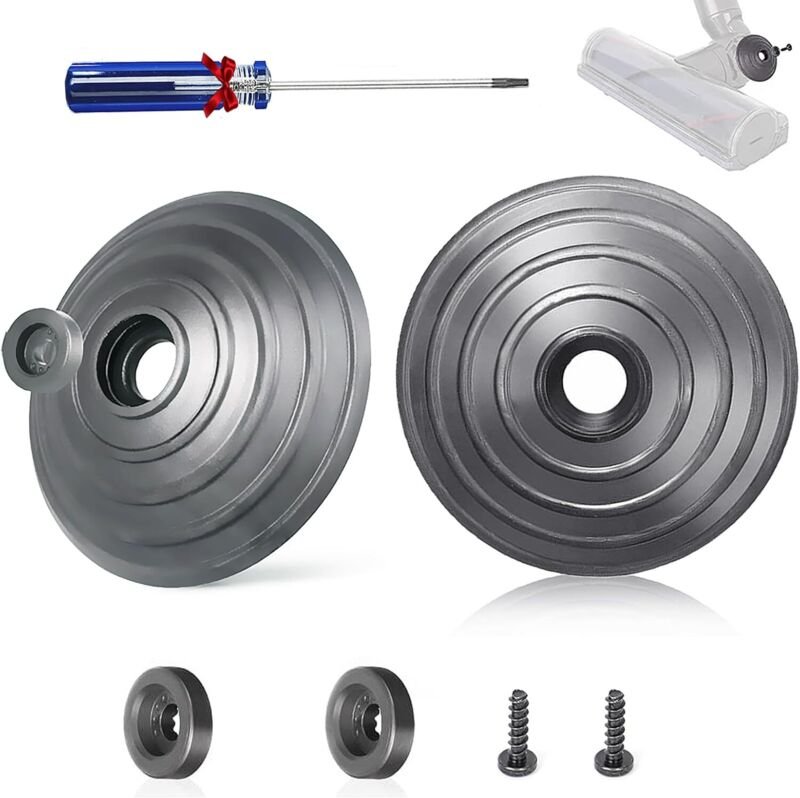 V-Ball Ersatzräder für Dyson V6 V7 V8 V10 V12 DC58 DC59 DC62 DC72 DC74 SV10 SSV12 SV20, Zubehör für Reinigungsaufsatz An...