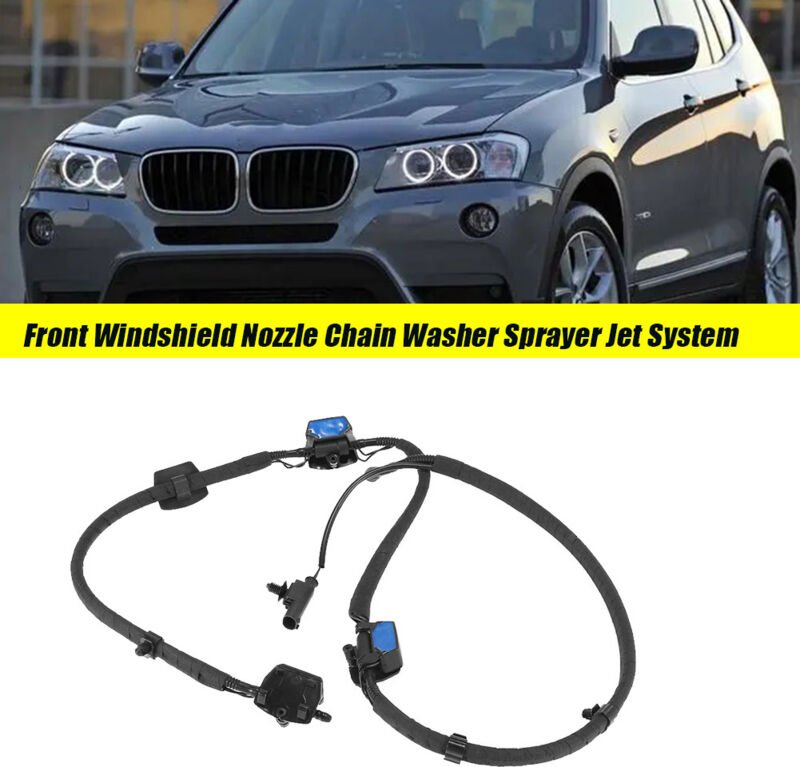 DüSe für die Vordere Windschutzscheibe, Kette, Fensterwaschanlage, SprüHstrahlsystem 61667289921 für X3 F25 X4 F26 2011-...