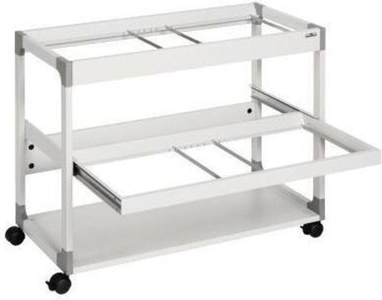 Hängemappenwagen system file trolley 200 multi duo 89,7 x 71,5 x 43,2 cm (b x h x t) Metall Stahl (epoxidharzbeschichtet...