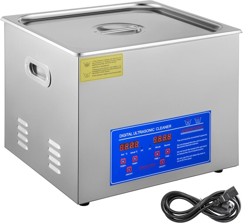 15L Ultraschall-Reinigungsmaschine, Edelstahl, Digital Heater Timer, für Schmuck Reinigung, kommerzielle, persönliche, H...