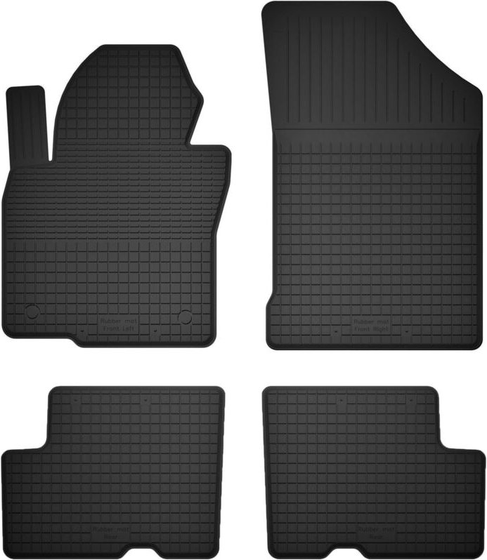 Gummi-Automatten, 4 Stück, universal: Dacia Dokker Minivan (2013-)