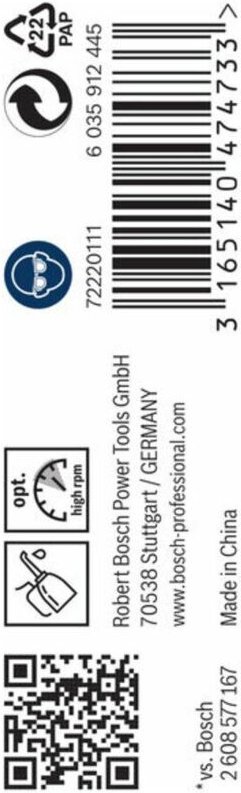 Bosch Metallbohrer HSS-G DIN 338 1,2 x 16 x 38 mm 10 Stk