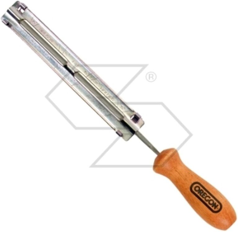 OREGON Feilenhalter mit Rundfeile und Holzheftfeile 4 mm (5/32)