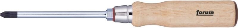 Schraubendreher Holzheft PZ 1x 80mm FORUM