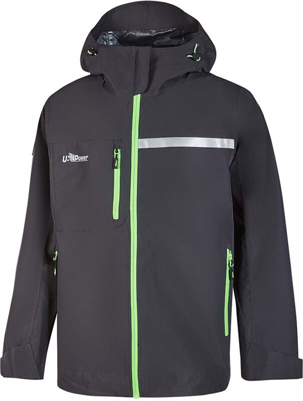 Arbeitsjacke wasserdicht TUTENDO Grau/Grün 3XL