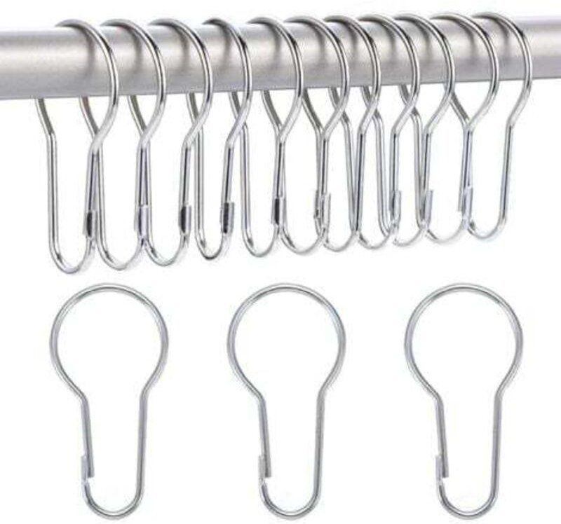 14er-Pack Duschvorhangringe Haken zum Aufhängen für Sortierung und Organisation