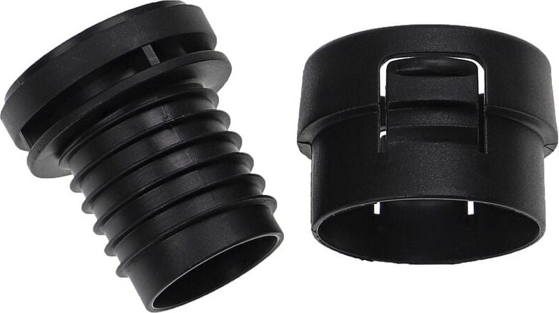 Vhbw - 2-teiliges Reparatur-Set Staubsauger-Schlauch kompatibel mit Miele SEAE1, SEAG0, SEAJ0 Staubsauger - Schlauch-Ins...