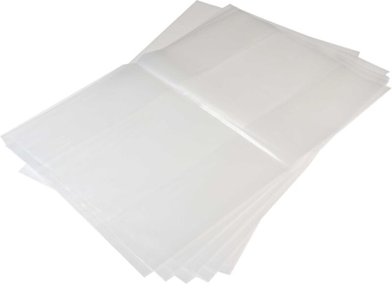 vhbw 5x Entsorgungsbeutel Ersatz für Dustcontrol DC42291, 42384 für Staubsauger - Polyethylen, 55cm x 50cm, Transparent