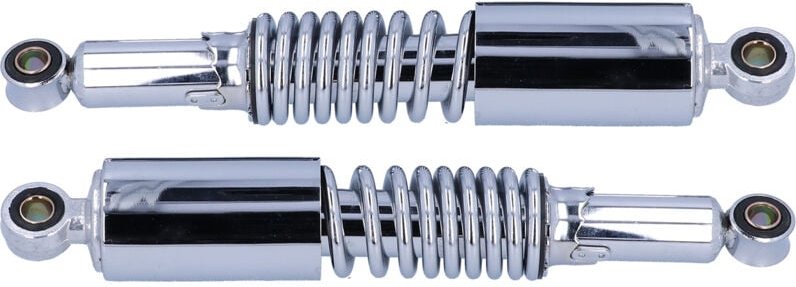 Motorrad-Stoßdämpfer, 1 Paar 12,5-Zoll-Motorrad-Federungsstoßdämpfer aus Edelstahl, passender Ersatz für 125ccm, 150ccm ...