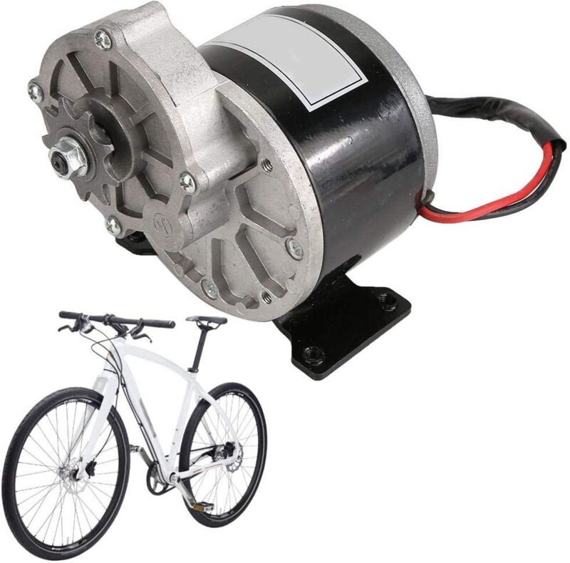 Gear Reduction Motor, 12V 250W Gear Reduction Electric Motor with 9 Tooth Sprocket Brushed Dc Motors Reductor for EBike ...