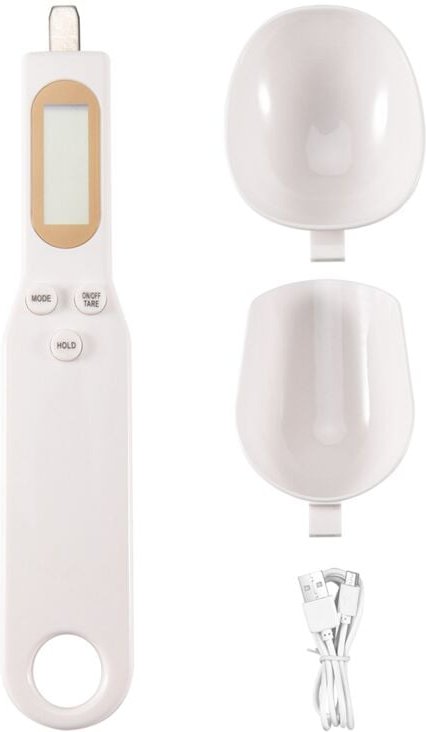 Tlily - USB-Lademesslöffelwaage, elektronisch, digital, Gramera, dimensionales Wiegen für Pulvermehl, Küchenwerkzeug