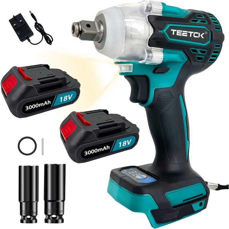 Schlagschrauber, 21V Akku Schlagbohrer, Rad Lithium-Ionen variable Drehzahl+6 Bohrer+1 3300mAh Ladebatterie, kompatibel ...