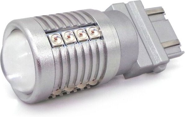 Stück P27/7W LED-Lampe 3157 12-24V CANBUS 2000lm rot