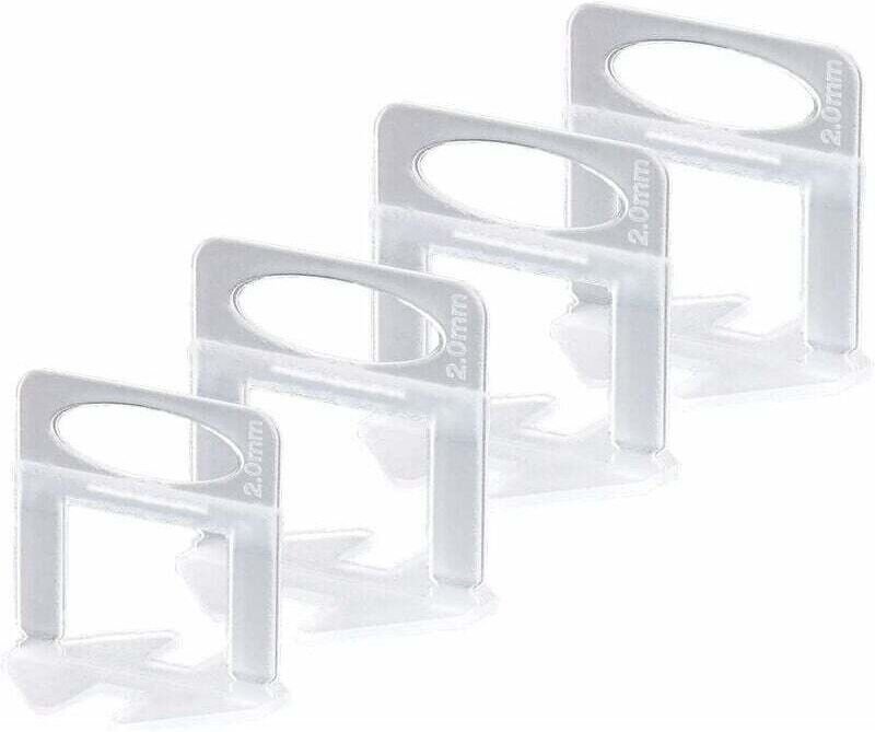 Fliesennivellierer, selbstnivellierender Fliesenabstandshalter, 2 mm, selbstnivellierender Abstandshalter zum Verlegen v...