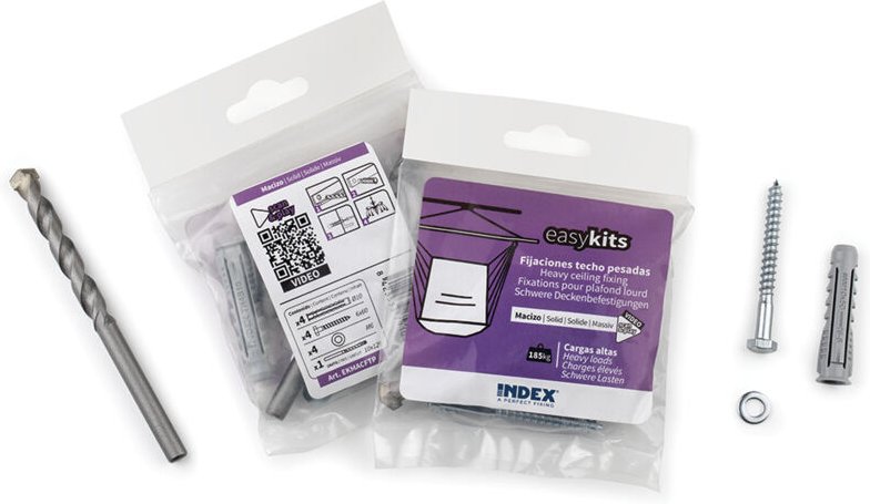Box mit 12 - Schwerlastbefestigungssatz für die Decke
