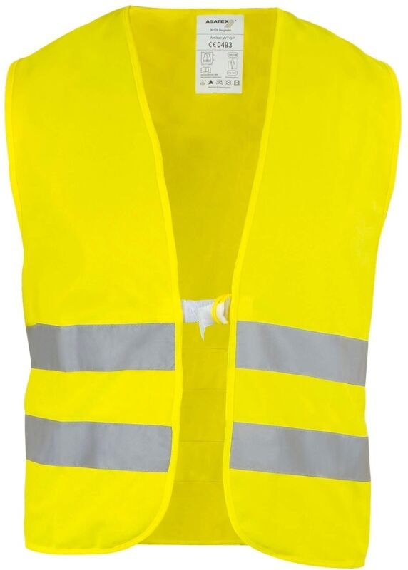 Asatex Warnweste WTG Klasse 2 Gr. one Size neongelb
