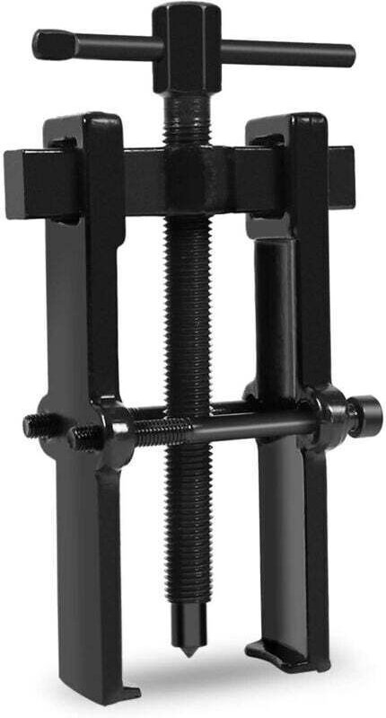 Zweiarmiger Lagerabzieher – Verstellbares Abziehwerkzeug für Schwungräder, Motorradräder und mehr – Langlebiger Chrom-Va...