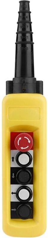 Druckknopfschalter für Kettenkran, 4-Tasten-Hebevorrichtung, ABS-Kunststoff