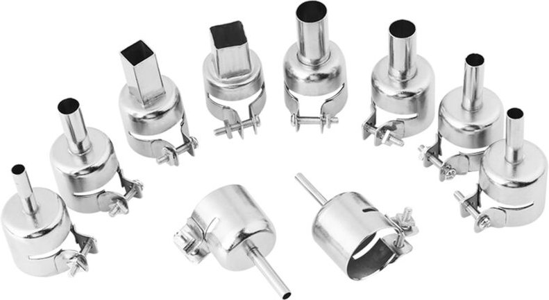 10-teiliges Düsenset für Heißluftpistolen, Reparaturwerkzeug für Heißluftlötstationen