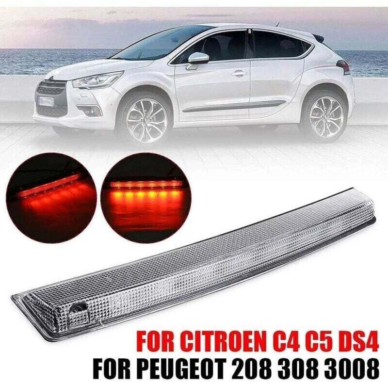 Dritte integrierte Bremslichtbirne 6350V2, hochwertiger Ersatz für die hintere Bremsleuchte von Citroën C4 I, C4 II, C4 ...