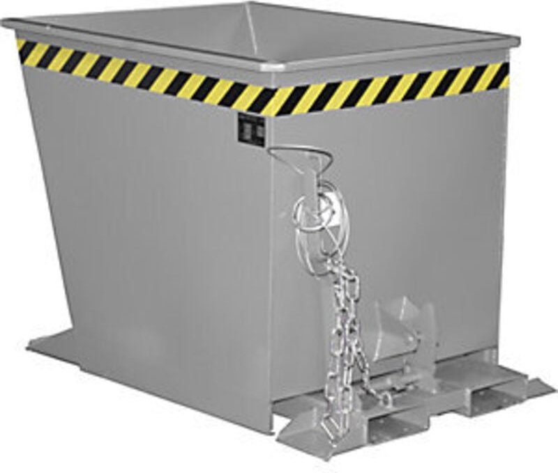 Bauer Kippbehälter GU-RZ 30, lackiert, Mausgrau