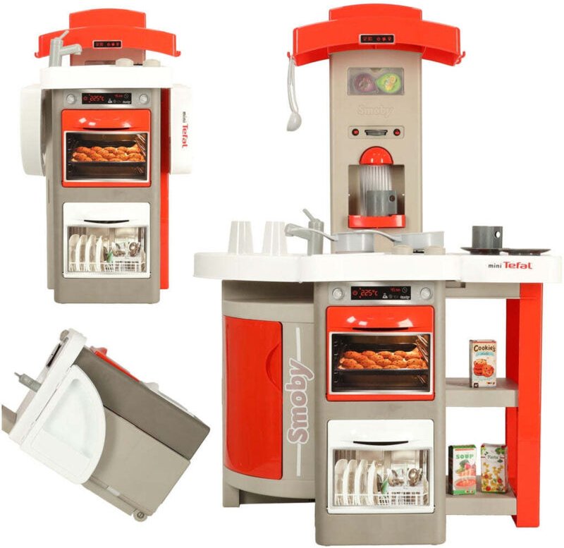 Kinderkuche aus kunststoff rot mit sound