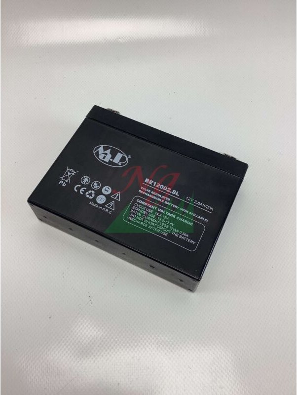 12V/2.8Ah Gel-Batterie Mowcart 310006