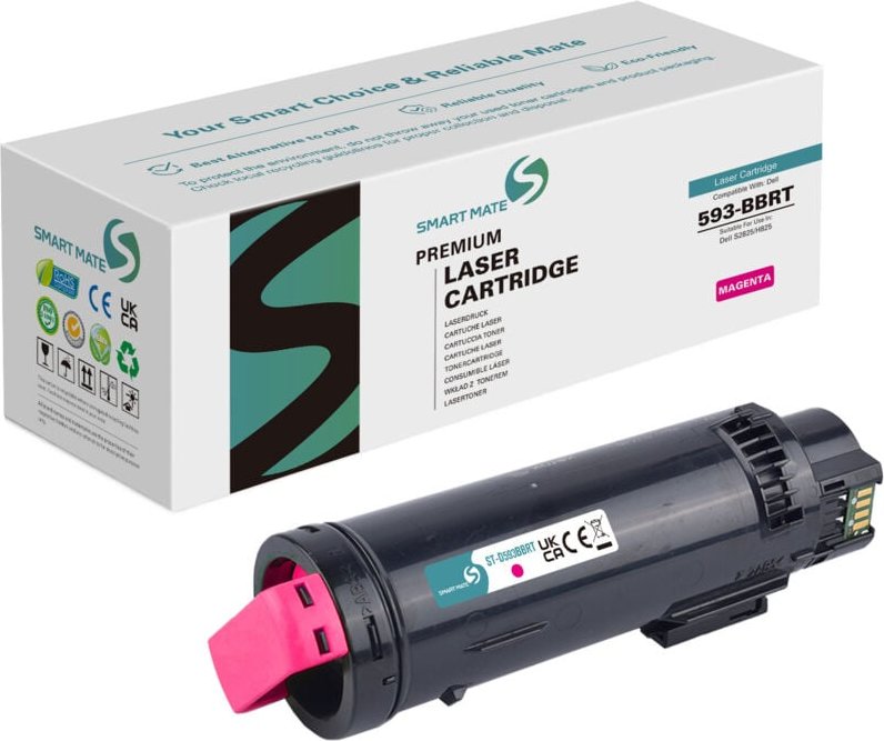 SmartMate wiederaufbereitete Laser Toner Patrone für Dell 593-BBRW Gelb