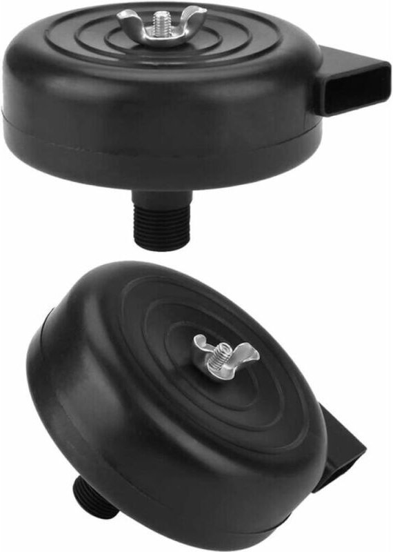 Luftfilter für Kompressor, 16 mm 3/8 pt geräuscharmer Filter für Luftkompressoren mit Außengewinde (2 Stück, 16 mm).