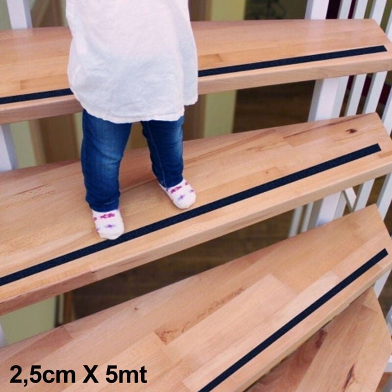 Rutschfestes klebeband für den innenbereich rutschfestes treppen, schwarz, rutschfestes - - Trade Shop