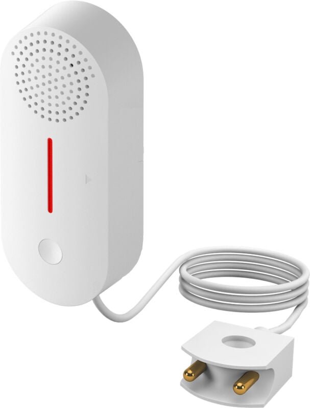 Wassermelder mit WLAN-Alarm und Wasserstandssensor, 100 dB lauter Wassersensor, batteriebetrieben, kompatibel mit der Tu...