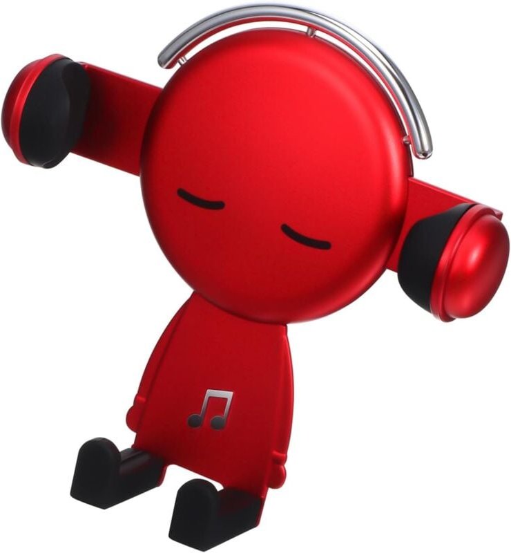 CCYKXA Autotelefonhalter, Cartoon-Design, rote Lüftungshalterung, drehbar, kompatible Navigationshalterung, sicher, mult...