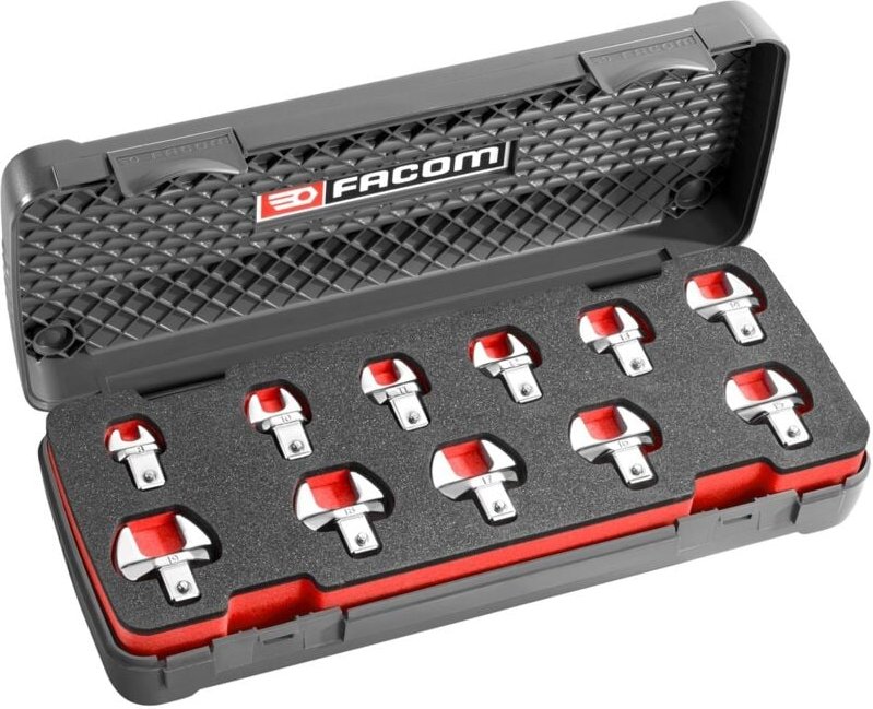 FACOM Maulschlüssel-Einsätze 9x12 mm 11-tlg.