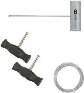 Kstools - ks Tools Drahtschneide-Satz mit gezopftem Schneiddraht, 4-tlg